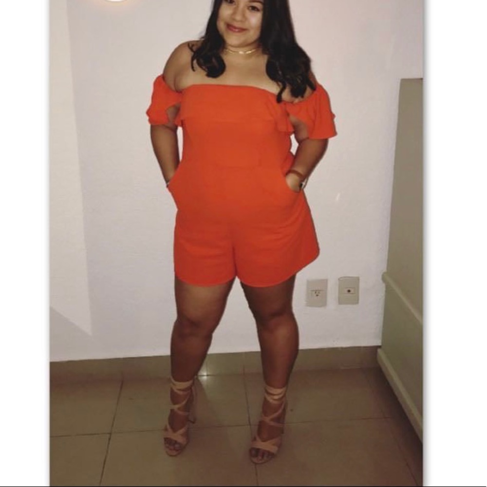 Flounce Romper